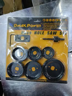 9 PCS Dmax Hole Saw Set