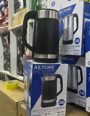 Ailyons 3.5ltrs Black Kettle
