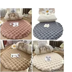 Fluffy Round Plush Rugs