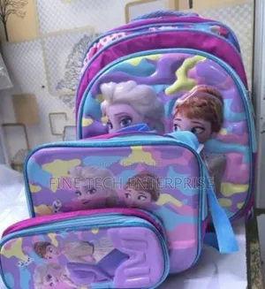 3 in 1 Cartoon School Bag