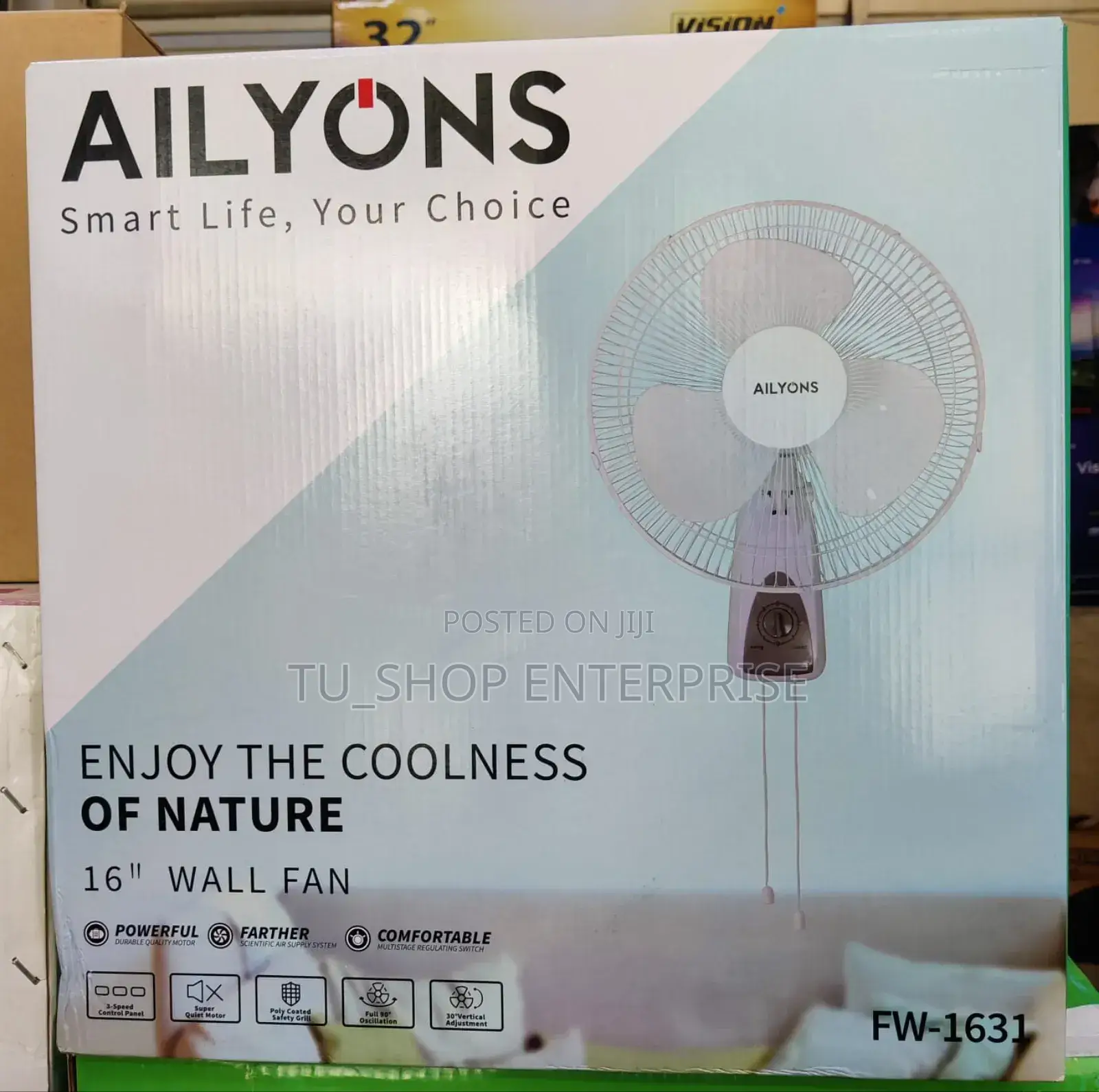 *Ailyons Wall Fan 16"