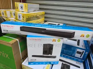Restocked Vitron Sound Bar V61sb 1200w 2.1ch Wired System Super Bass