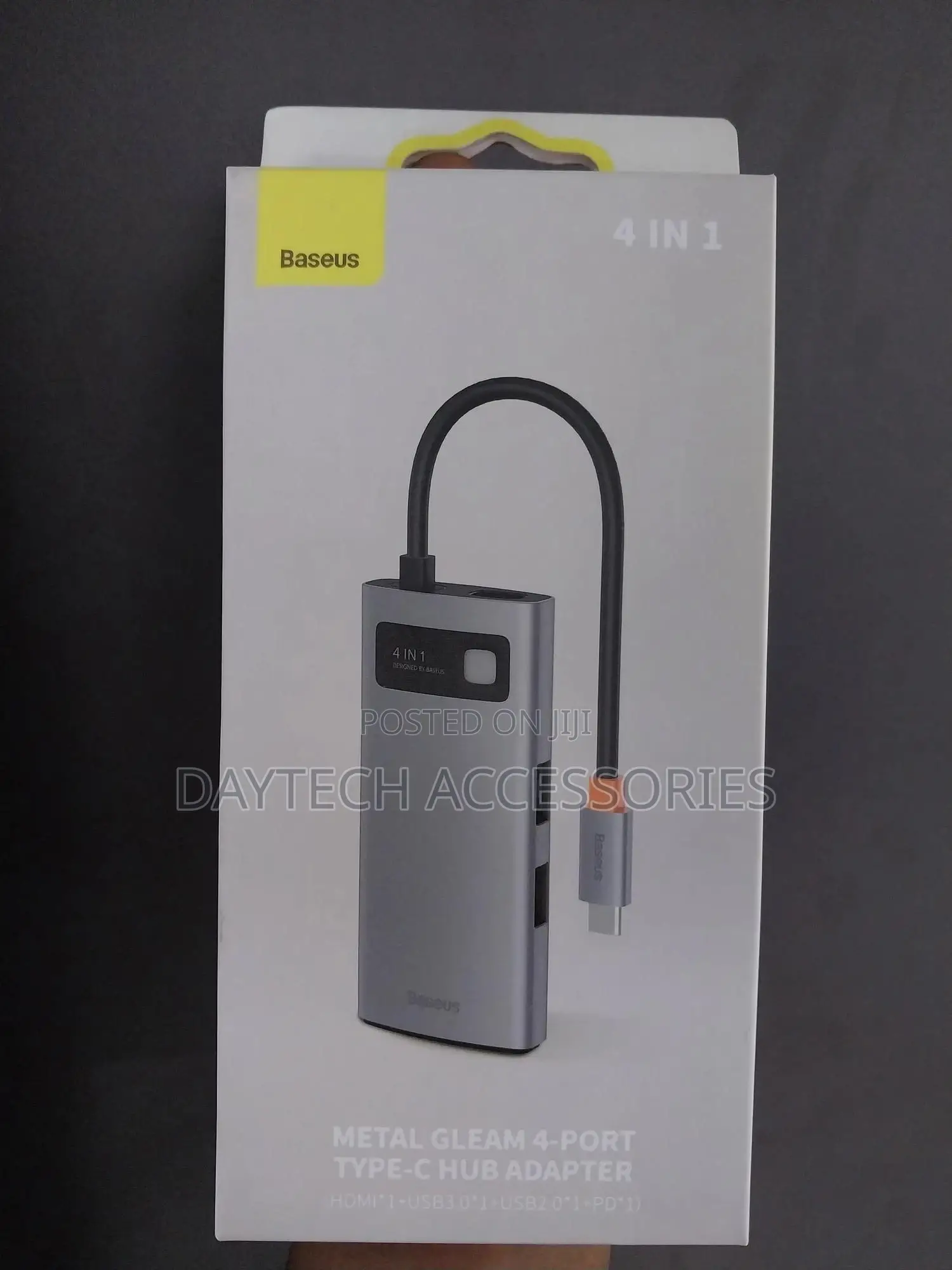 Baseus Usb C Hub 4 in 1 Docking Station Adapter With Hdmi