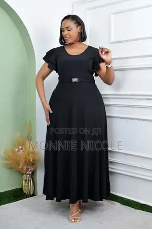 Uniquely Designed Senori Maxi Dress/Black Dress
