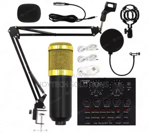 The Condenser Microphone Bm 800 for Video Making for Enhancing Sound