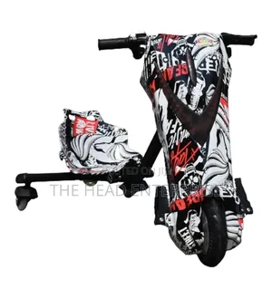 Black and White Drifting Scooter Electric