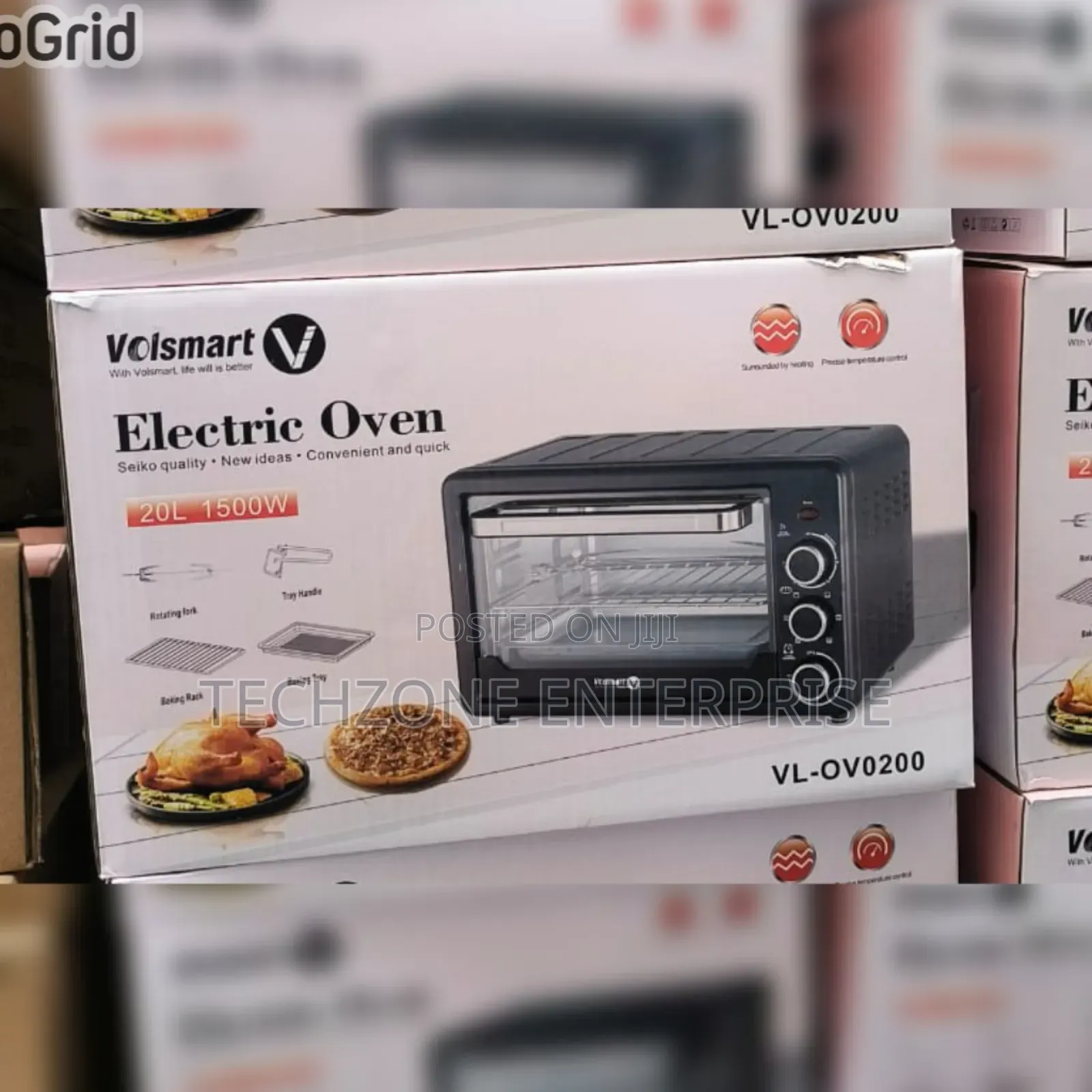Volsmart Vl-V200 20l Electric Oven With Timer 