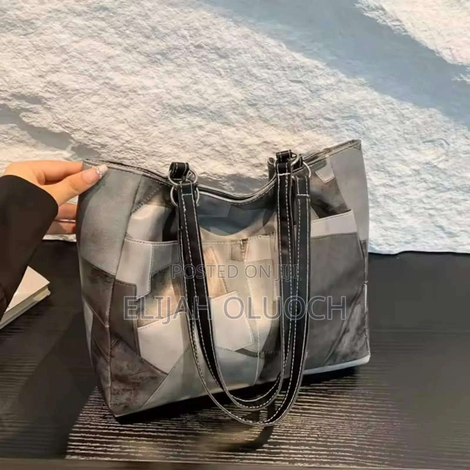 Geometry Pattern Solid Colour Underarm Shoulder Bags