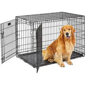 Foldable Collapsible Metal Dog Cage Kennels (Stackable) - Small Sizes