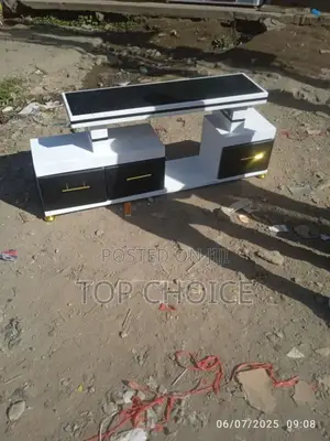 New Black Drawer Tv Stand