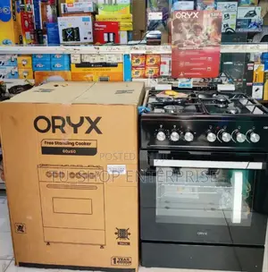 Standing Cooker, 60cm X 60cm, 3 Gas Pool Jet Burners
