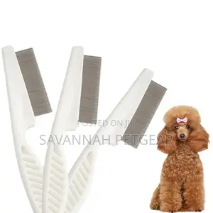Pet Cat Dog Steel Needle Comb for Hair Cleaning and Flea Removal