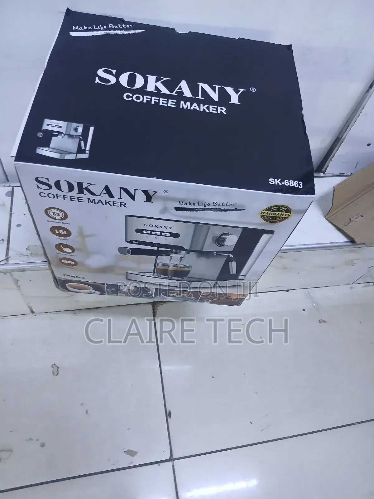 Sokany Quality Semi-Automatic Espresso and Cappuccino Maker