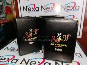 Branded A5 Size Menu Holders