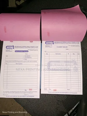 Receipt Books And Delivery Books