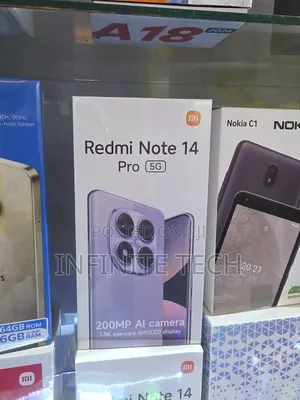 New Xiaomi Redmi Note 14 Pro 5G 256 GB Black