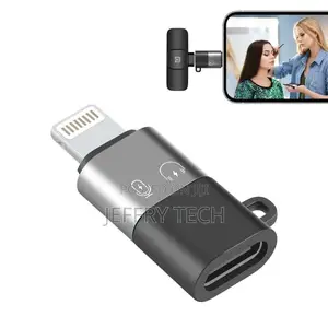 Type C Female to Lightning Male Adapter, Otg for iPhone Connector