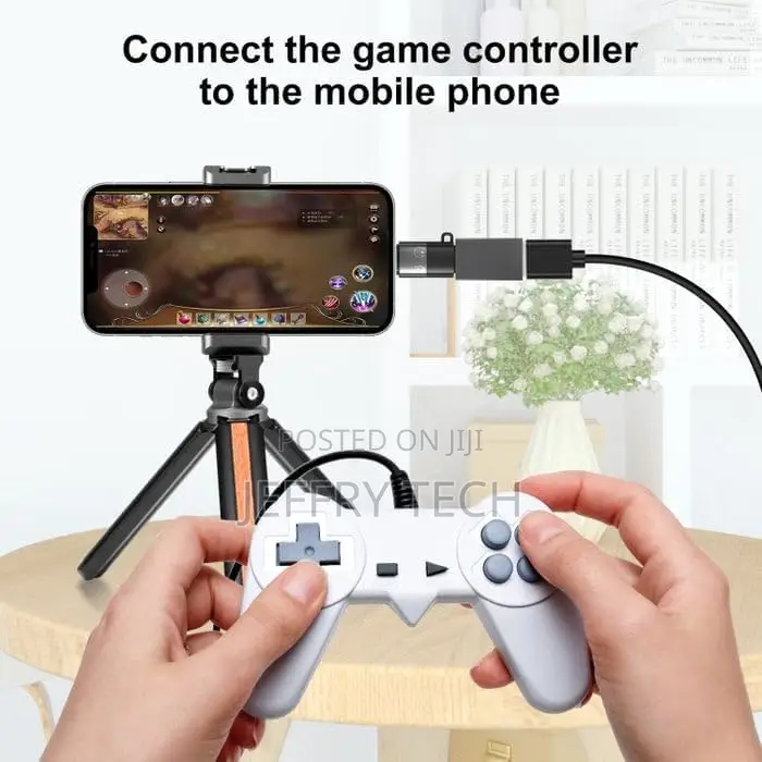 Type C Female to Lightning Male Adapter, Otg for iPhone Connector