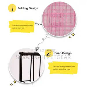 Colourful Foldable Metallic Cages for Pigeons, Dogs ,Cat - S,M, L