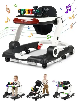 6-in-1 Music Baby Walker With Lights Wheels