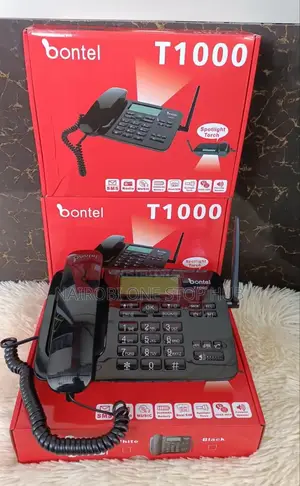 Bontel T1000 GSM Fixed Wireless Landline Desktop Phone (Dual Sim)