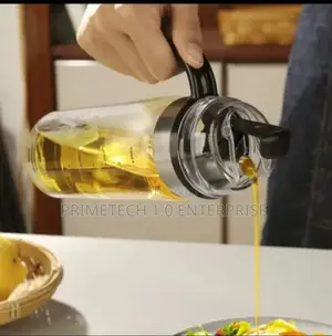 Auto Open Glass Oil Bottle