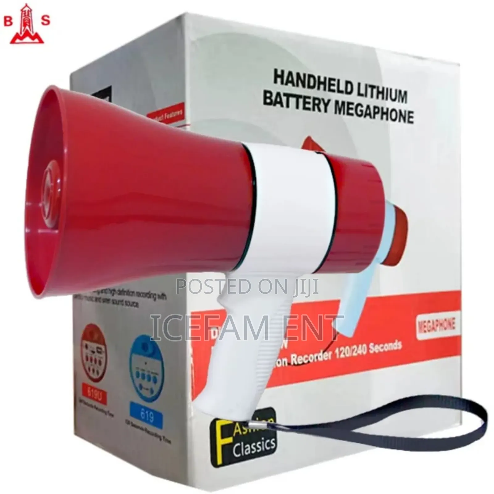 Big Power Handheld Lithium Battery Megaphone
