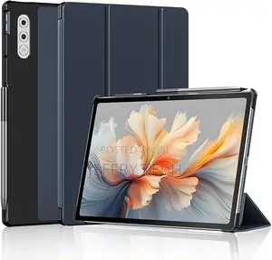 Dj RPPQ Case for Lenovo Yoga Pad Pro 12.7 Trifold Stand Navy Blue