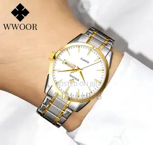Two Tone Wwoor Gents Watch Wwoor Quartz Gents Watch
