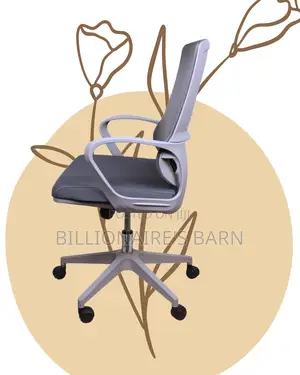 Grey Ergonomic Mesh Office Chair | Breathable Adjustable Height