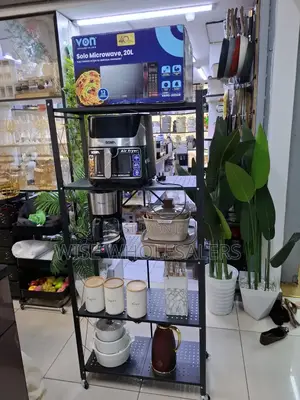 5 Layer Foldable Kitchen Rack  Material Carbon Steel.