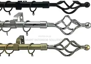 Rust Resistant 2 Meters Curtain Rods