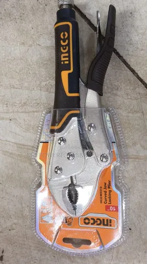 Ingco 10" Jaw Locking Plier / Curved Jaw Locking Pliers