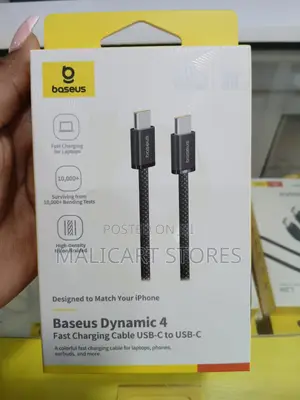 Baseus Dynamic 4 Series Type-C to Type-C Cable -100w Pd Fast Charging