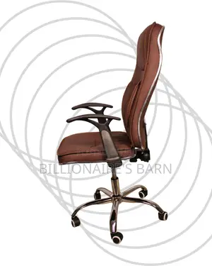 Pro-Grade Ergonomic Executive Leather Chair | Swivel Base