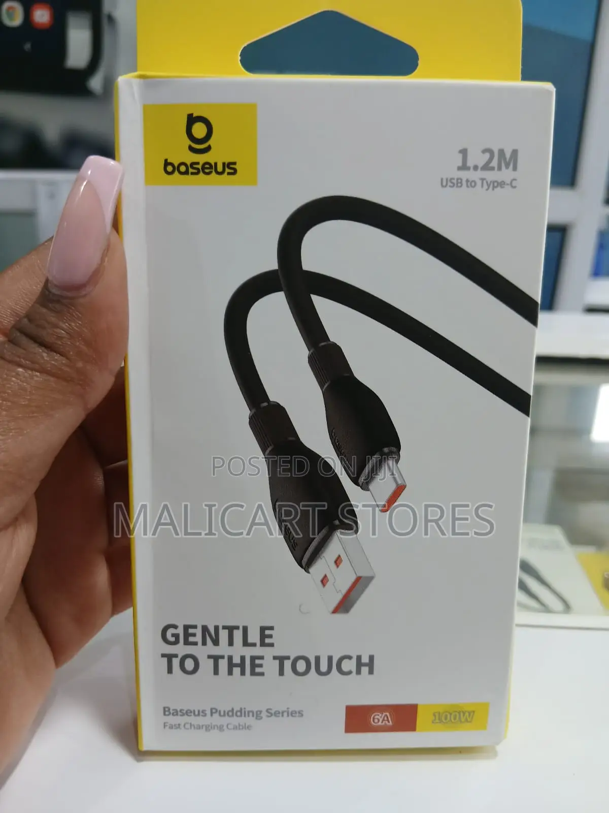Baseus Pudding Series Fast Charging Cable Usb-a to Type-C 100w 6a
