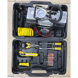 Double Cylinder Air Compresser Pump With Tool Kit