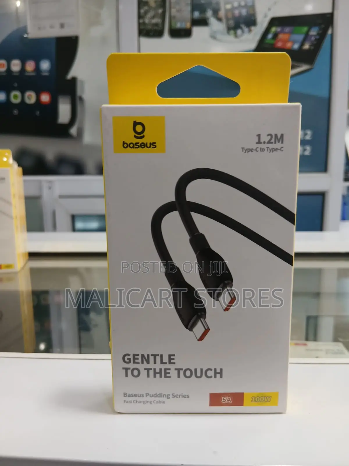 Baseus Pudding Series Fast Charging Cable Type-C to Type-C 100w 5a 2m