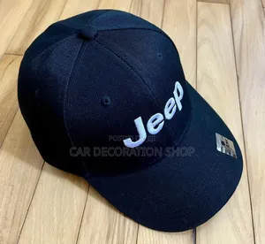 Baseball Cap With High Frequency Jeep Logo