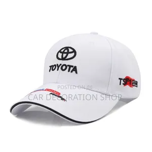 White Toyota Baseball Outdoor Cap