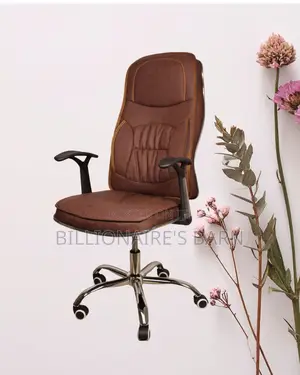 Ergonomic Executive Leather Chair — Headrest Support #287