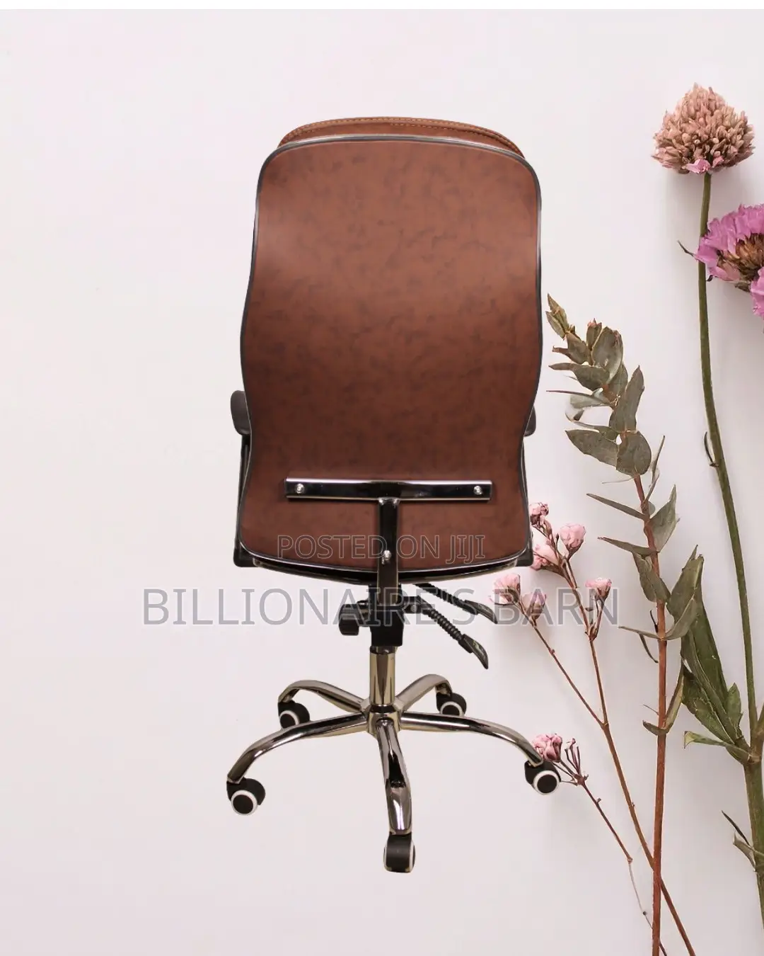 Ergonomic Executive Leather Chair — Headrest Support #287