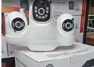 Solar Camera Triple Lens 4g Solar V380 6mp