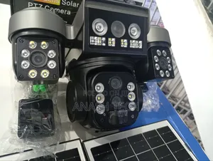 Optical Zoom PTZ V380 Camera Tripple Lens Solar Camera
