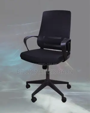 Black Ergonomic Mesh Office Chair | High-Back Mesh Backrest