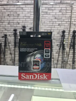 Sandisk 128 Extreme Prouhs-I Memory Card