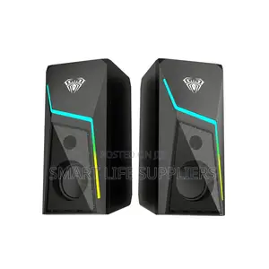 Aula N-521 Wired RGB Stereo Gaming Desktop Speakers