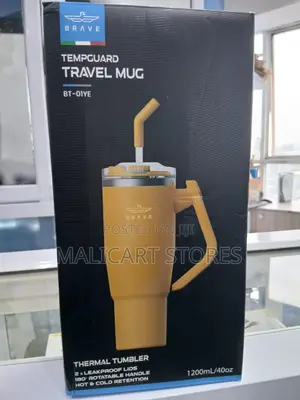 Brave Tempguard 40oz(1200ml)Stainless Steel Thermal Tumbler With Straw
