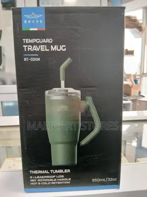 Brave Tempguard 32oz (950ml)Stainless Steel Thermal Tumbler With Straw
