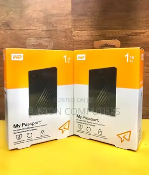 Western Digital Wd 1tb My Passport Usb 3.0 External Portable Hard Disk